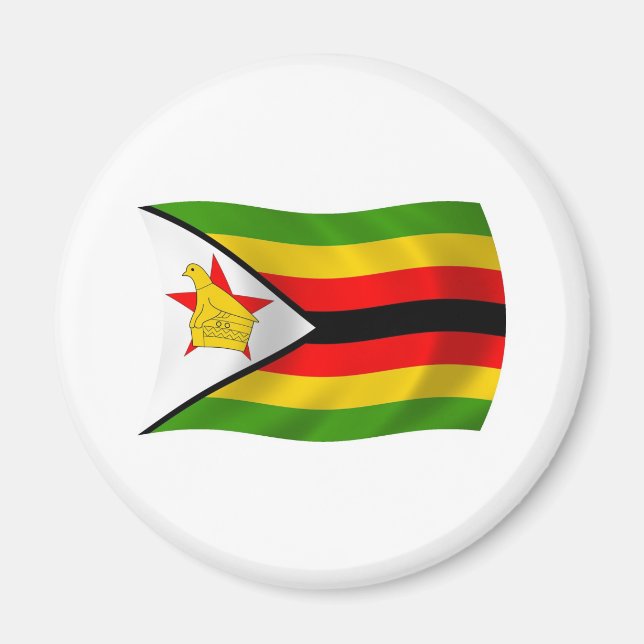 Zimbabwe Flag Magnet (Front)