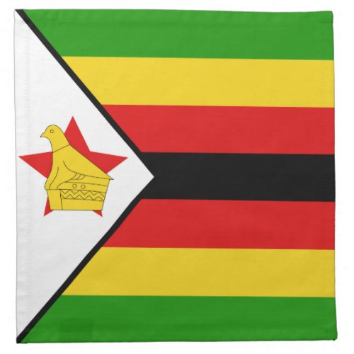 Zimbabwe Flag Napkin