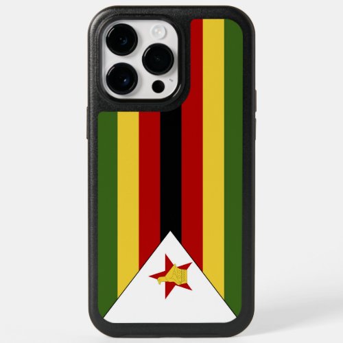 Zimbabwe flag OtterBox iPhone 14 pro max case