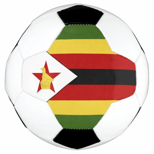 Zimbabwe flag soccer ball