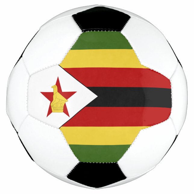Zimbabwe flag soccer ball (Front)