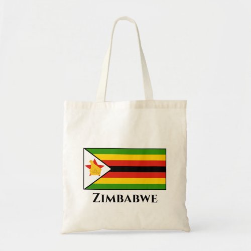 Zimbabwe Flag Tote Bag