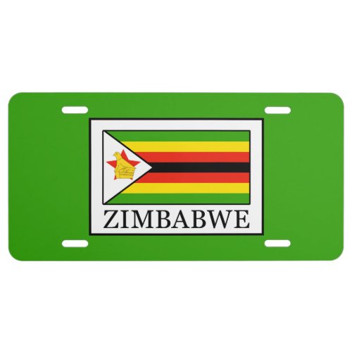 Zimbabwe License Plate