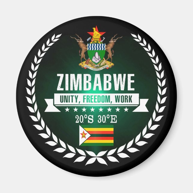 Zimbabwe Magnet (Front)