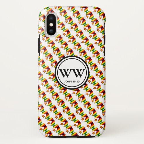 ZIMBABWE Monogram Christian iPhone XS Case