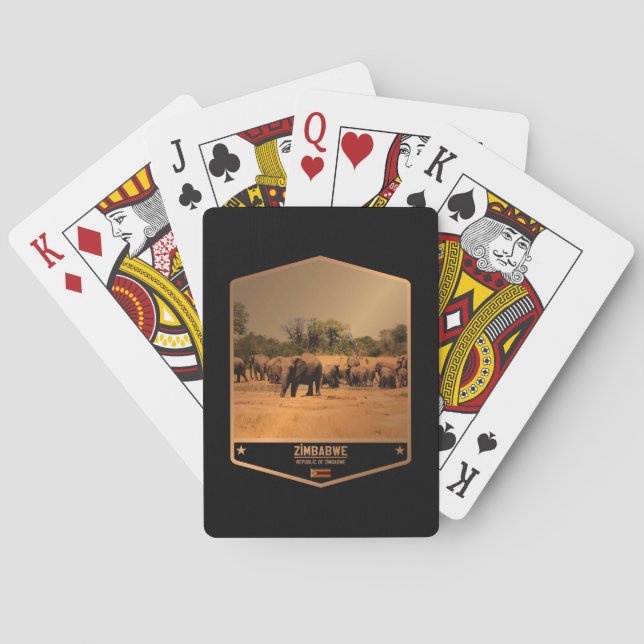 Zimbabwe Poker Cards (Back)
