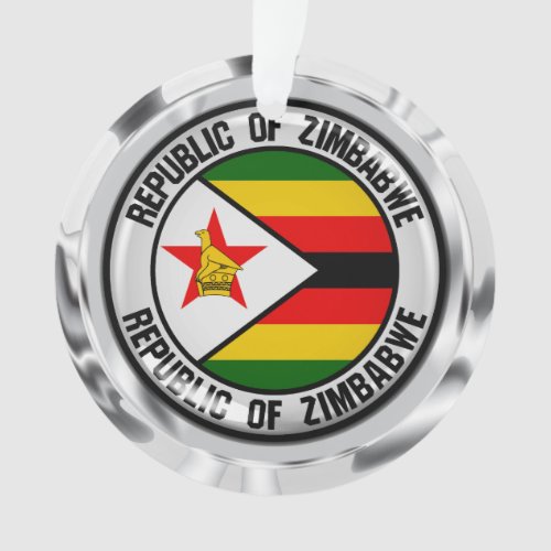 Zimbabwe Round Emblem Ornament