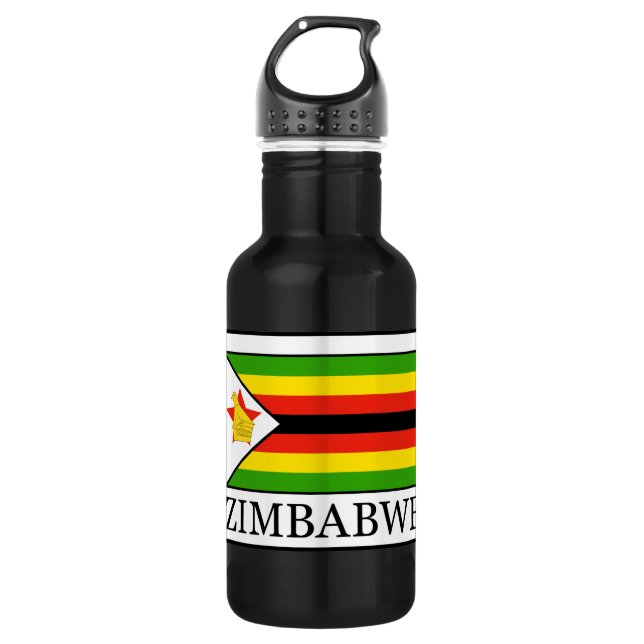 Zimbabwe Stainless Steel Water Bottle (Front)