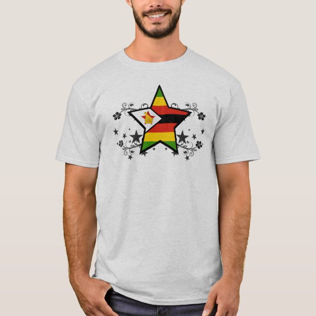 Zimbabwe Star T-Shirt (Front)