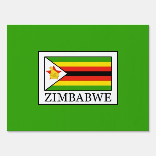 Zimbabwe Yard Sign