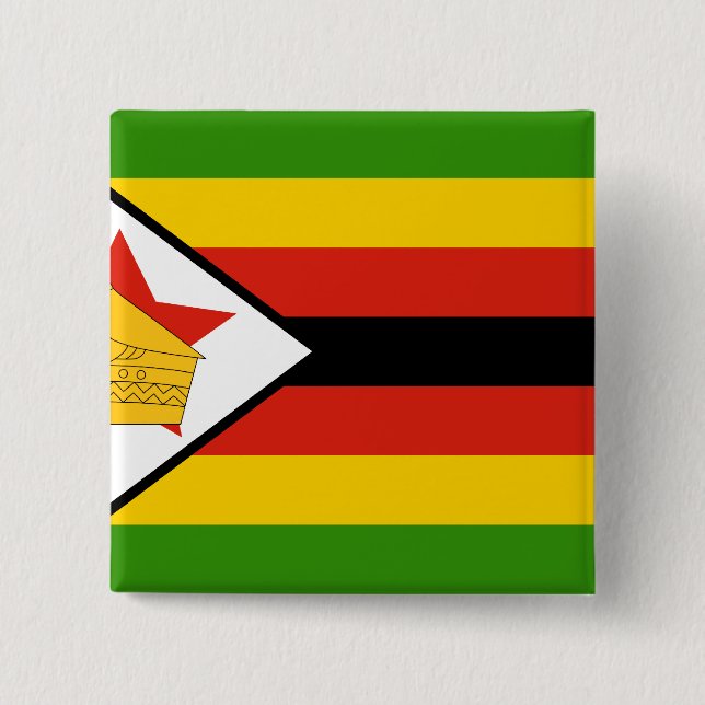 Zimbabwe, Zimbabwe Button (Front)
