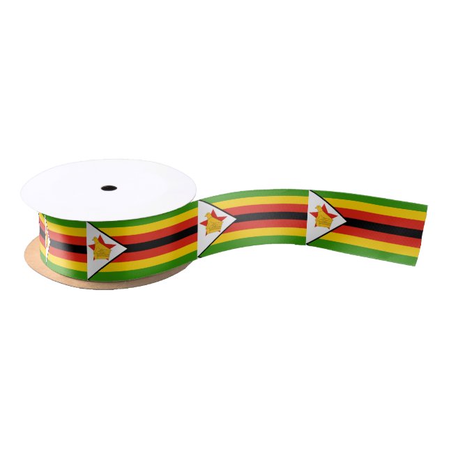 Zimbabwean flag ribbon (Spool)