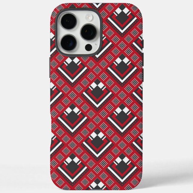 Zimbabwean Retso African Retro Mudcloth Print Case-Mate iPhone Case (Back)