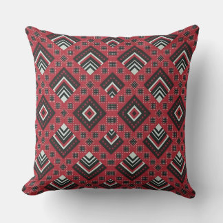 Zimbabwean Traditional Jira reRetso African Print Throw Pillow