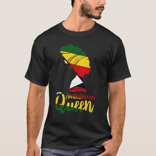 Zimbabwean Zimbabwe Flag Afro Roots T_Shirt