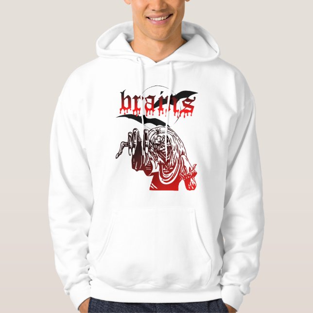 Zimbie Brains Hoodie (Front)