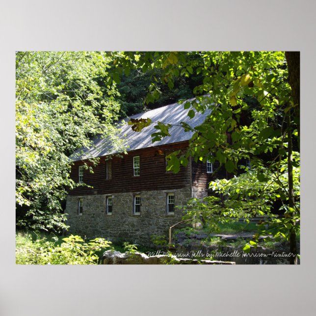 Zimmerman mill, Minisink Hills Pa Poster (Front)
