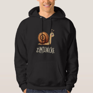 ZIMTSCHNECKE Funny snail Hoodie