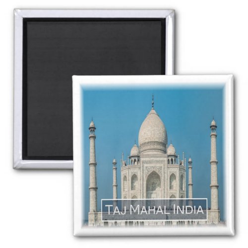 zIN009 THE TAJ MAHAL India Asia Fridge Magnet