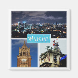 zIN015 MUMBAI BOMBAY, India, Asia, Fridge Magnet