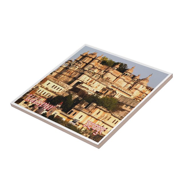 zIN016 UDAIPUR City Palace, India, Asia Ceramic Tile (Side)