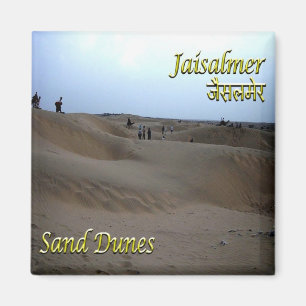 zIN028 Sand Dunes JAISALMEN, India, Asia, Fridge Magnet