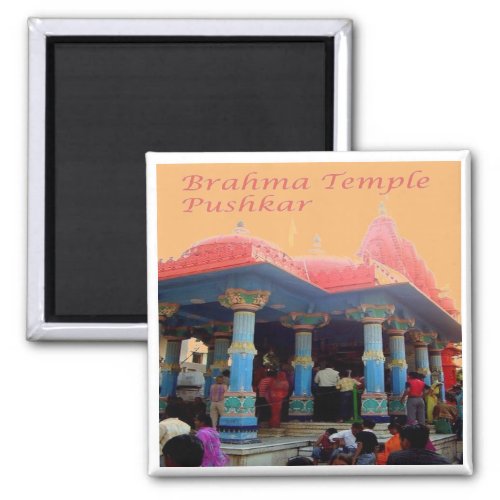 zIN20 Brahma Temple PUSHKAR India Asia Fridge M Magnet