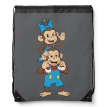 Zina and Mimo carrying her on his shoulder.