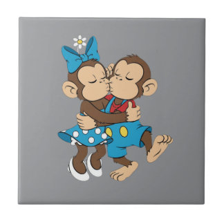 zina and mimo love kiss ceramic tile