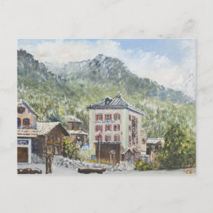 Zinal Switzerland. 2007 Postcard