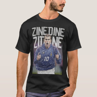 Zinedine Zidane France Euro 2000 Final Sketch T-Shirt
