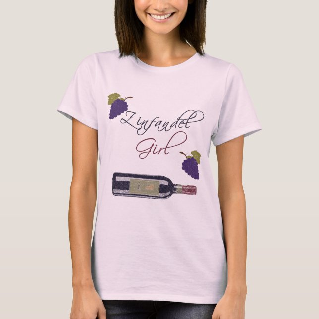 Zinfandel Girl T-Shirt (Front)