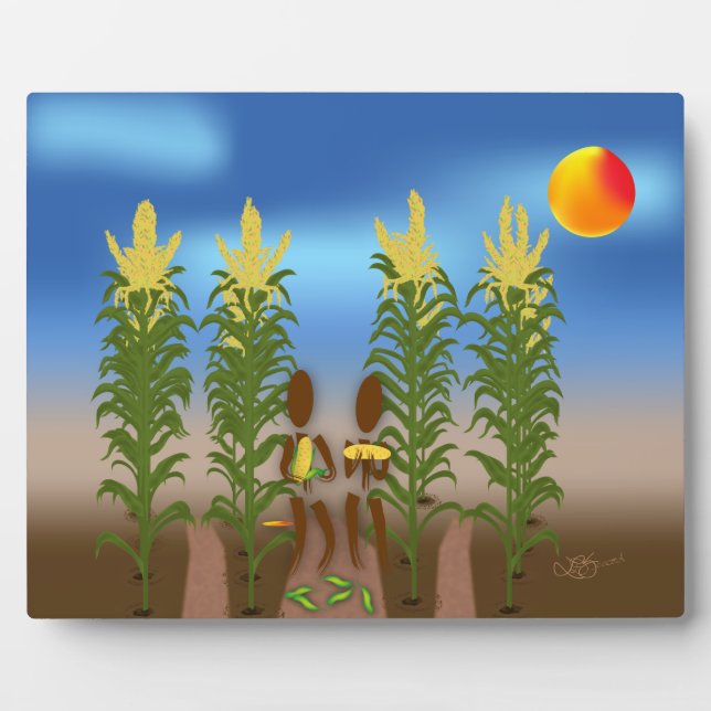 Zinglees ~ Corn Plaque (Front)