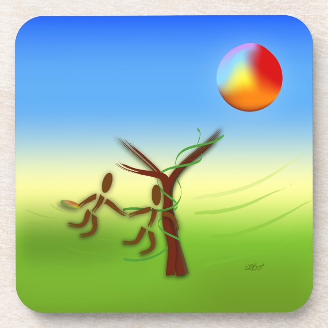 Zinglees ~ March Coaster (Front)