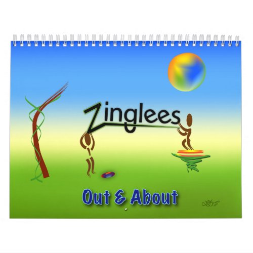 Zinglees  Out  About Calendar