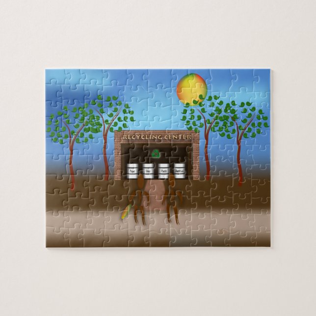 Zinglees ~ Recycling Jigsaw Puzzle (Horizontal)