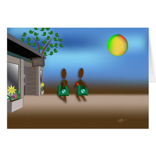 Zinglees ~ Reusable Bags Cards (Front Horizontal)