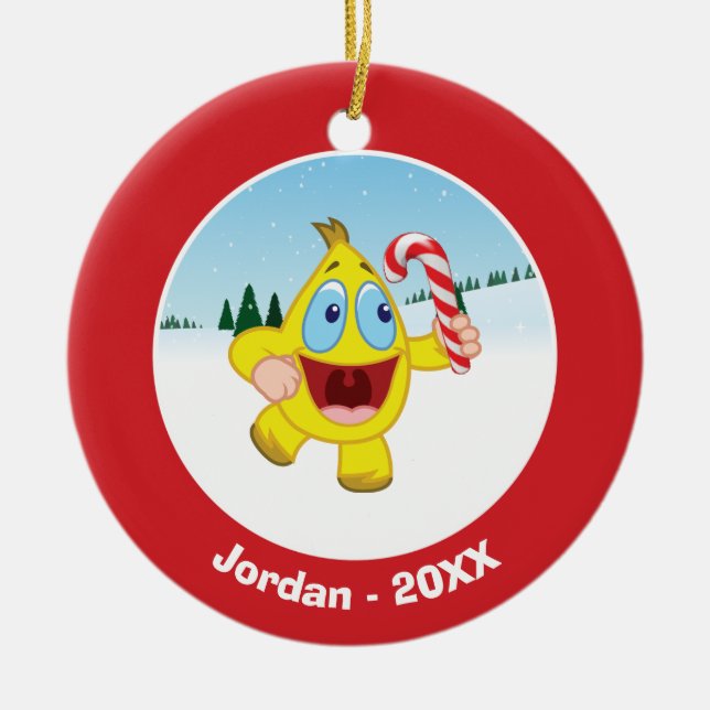 Zingoz Ceramic Ornament (Front)