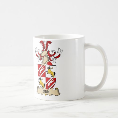 Zinn Family Crest Coffee Mug