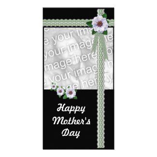 Zinnia Blossoms  Mother's Day Photo Card