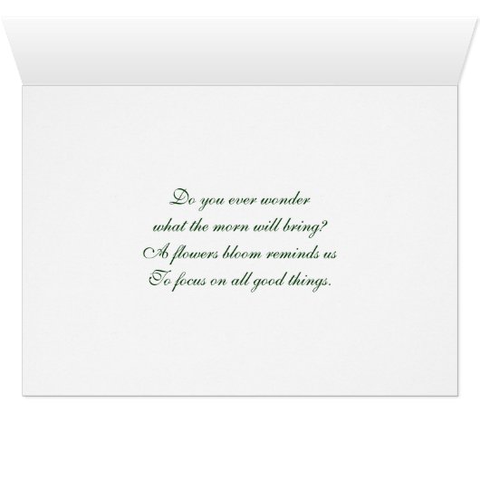 Zinnia Card (Inside Horizontal (Bottom))