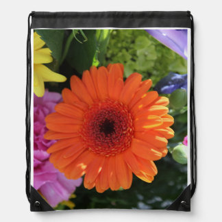 Zinnia Drawstring Bag