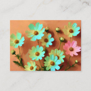 Zinnia Elegans Flowers Enclosure Card