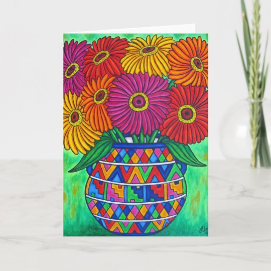 Lovely 88 Zinnia Greeting Card