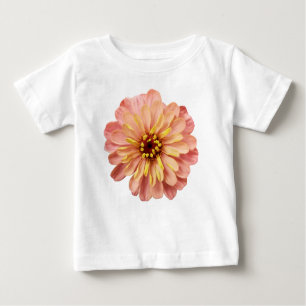 Zinnia Floral Flower Nature Photography Baby T-Shirt