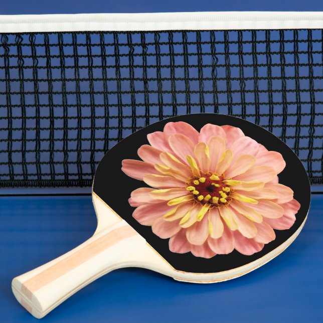 Zinnia Floral Flower Nature Photography Ping Pong Paddle (Insitu)