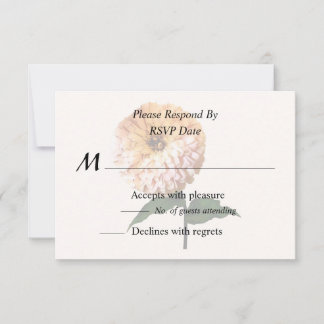 Zinnia In the Spotlight RSVP Card
