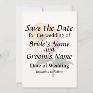 Zinnia In the Spotlight Save The Date