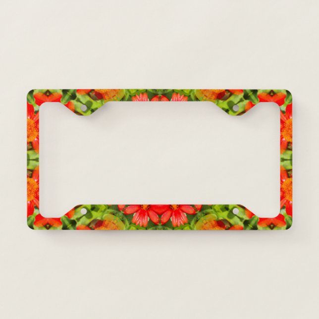 Zinnia Spinnia License Plate Frame (Front)