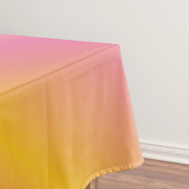 Zinnia Sunrise Tablecloth (In Situ)